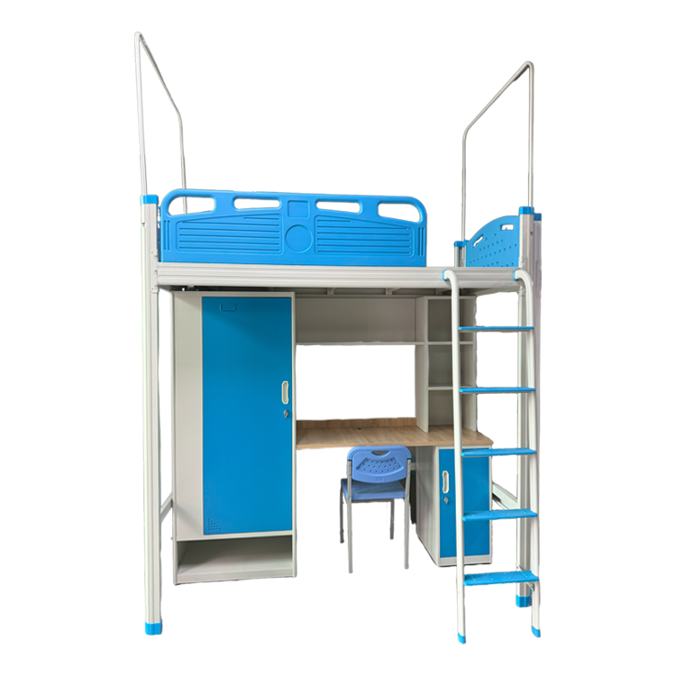 鐵床廠家分享：單人學生公寓床儲物空間設計有哪些巧思？